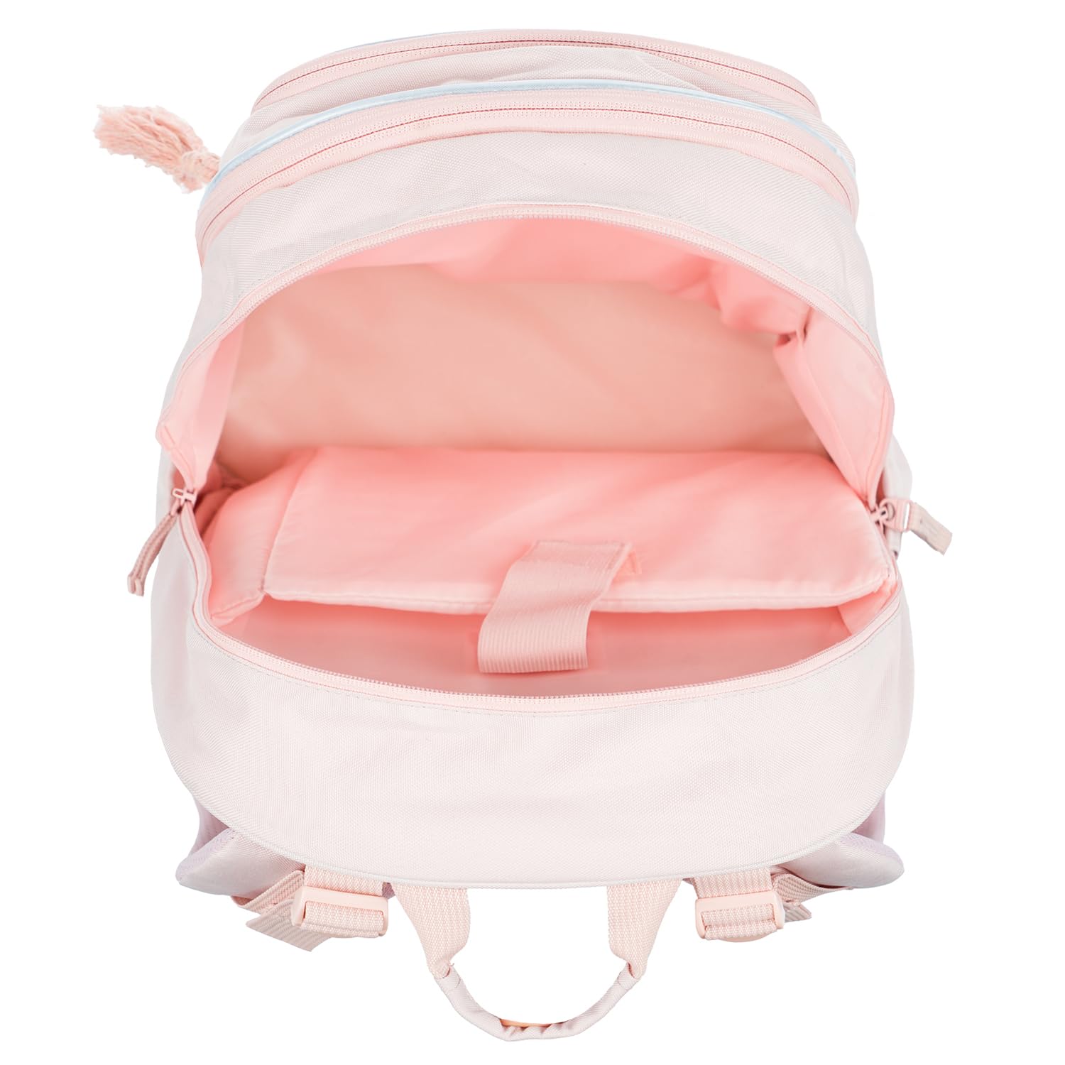 Baagl Zaino per bambini, zaino per la scuola per bambini, con schienale ergonomico, cintura toracica e elementi riflettenti, sabbia, ca. 43x29x20 cm, Rucksack