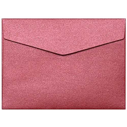 Quotidian 50 Mini Glitzer-Umschläge, 2.68 x 3.7 (6,8 x 9,4 cm), Multicolor Vintage Italienisch Perlmutt Papierumschläge für Weddings, Holidays, and All Occasions