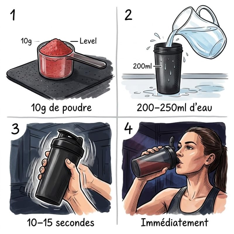 RED FUEL Pre-Workout - Pré-entraînement 300g - Performance, focus & réduction de la fatigue - Sans caféine - Actifs brevetés Zynamite, Vinitrox - Sport Diet
