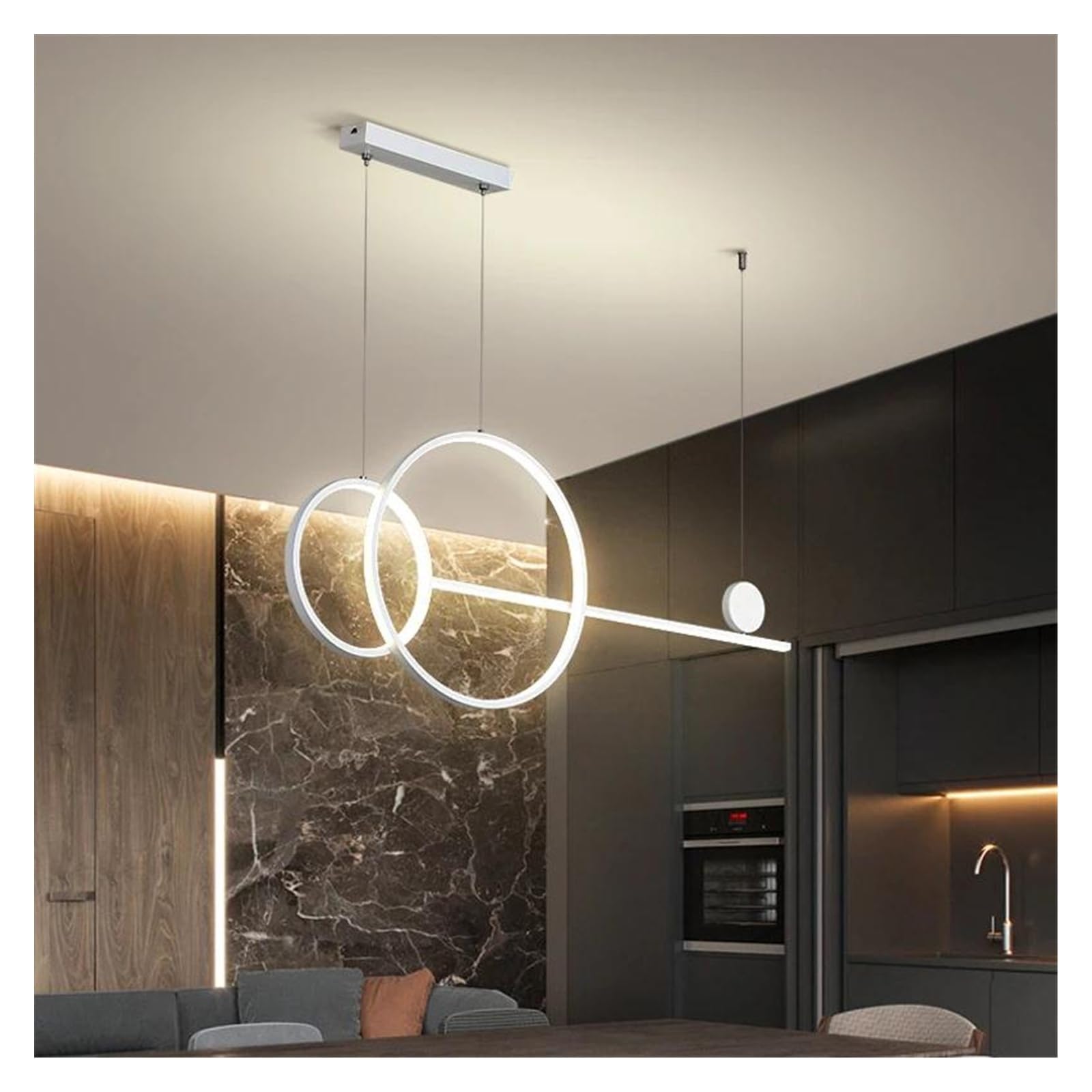 Suspension LED moderne pour éclairer efficacement votre bureau ou restaurant - 6