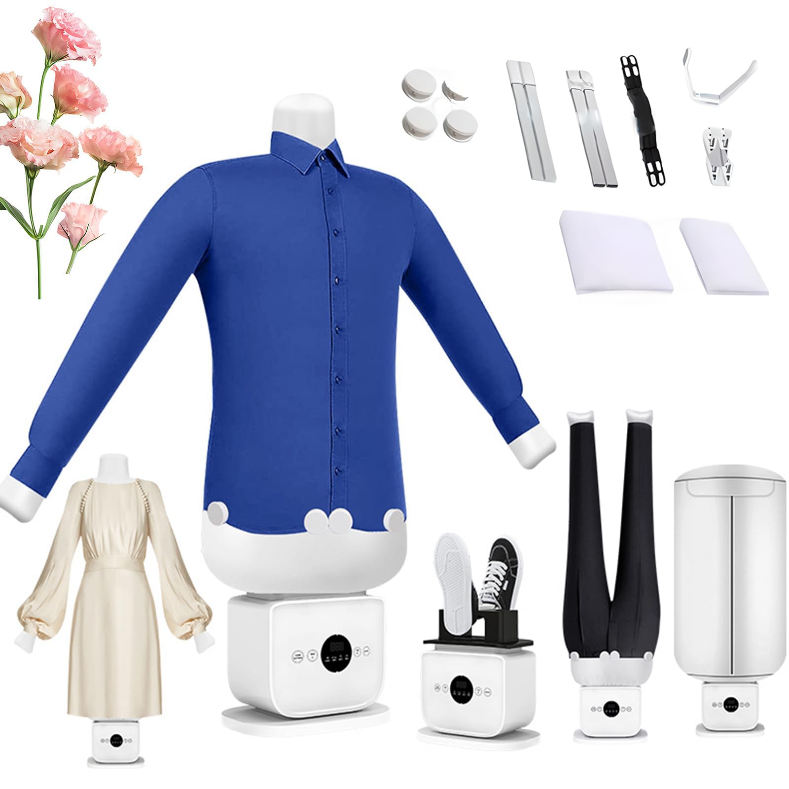 Fully Automatic Lazy Ironing All-In-One Garment Ironing Machine With Adjustable Time And Temperature, Built-In Aromatherapy Water Tank, Suitable For Shirts, Pants, Etc.