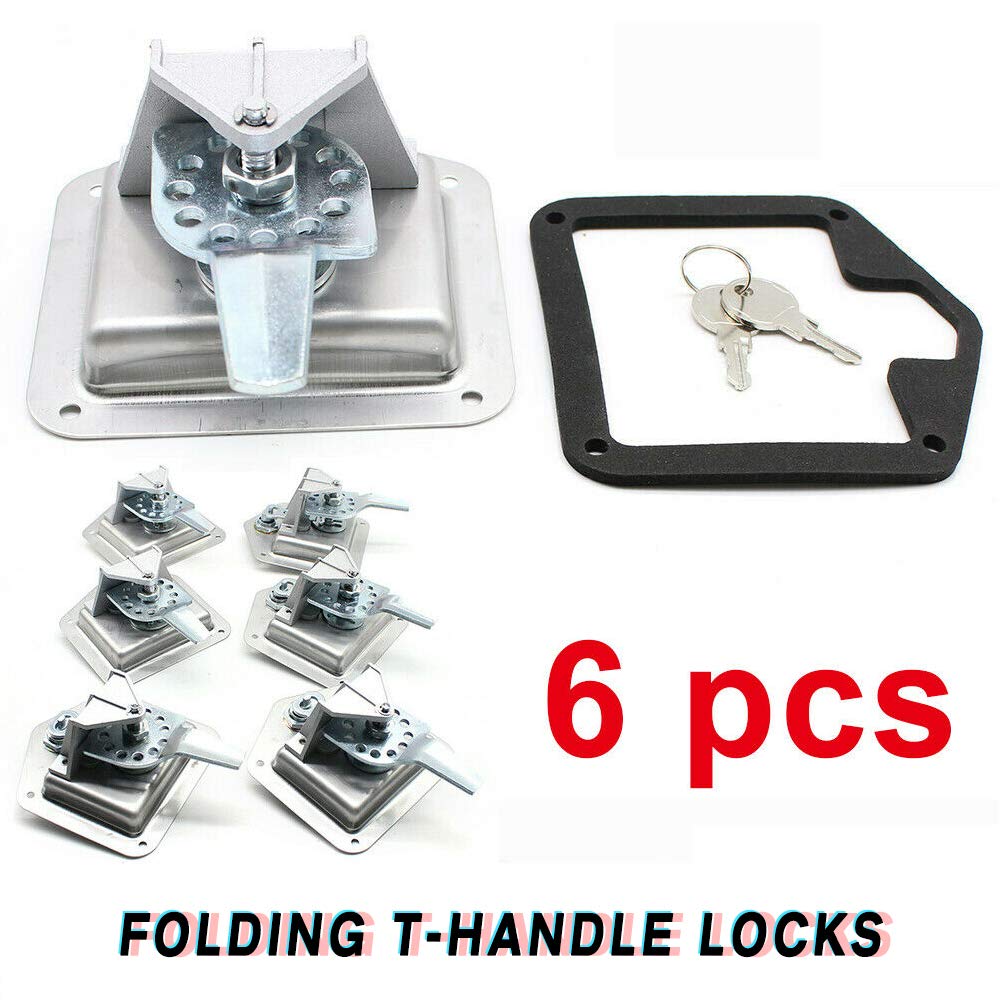 Buy Panel Lock, TBVECHI 6 Pcs MultiFunction Panel Lock Folding T