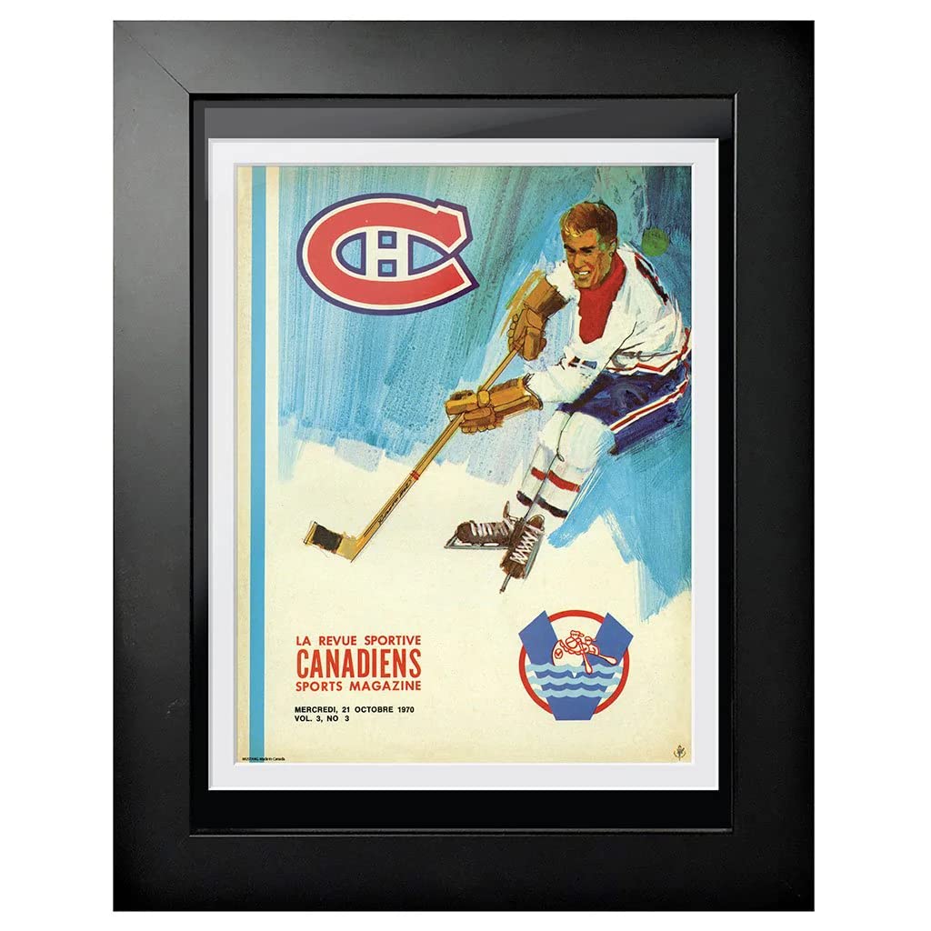 Montreal Canadiens Program Cover - Le Revue Sportive 1970