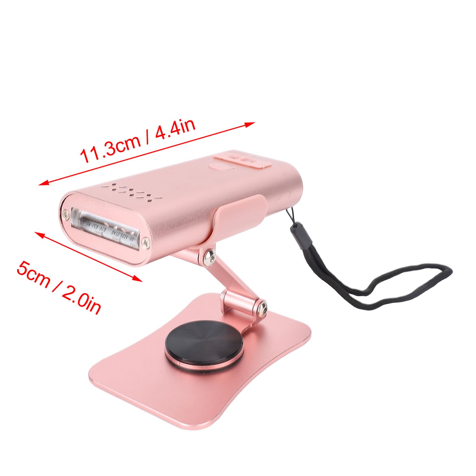 Luz LED para extensión de cabello, portátil, de curado rápido, recargable, batería de 3000mAh, lámpara de extensión de cabello para salón en casa, aleación de aluminio (Estilo 2 (105x52cm / 41,3x20,5