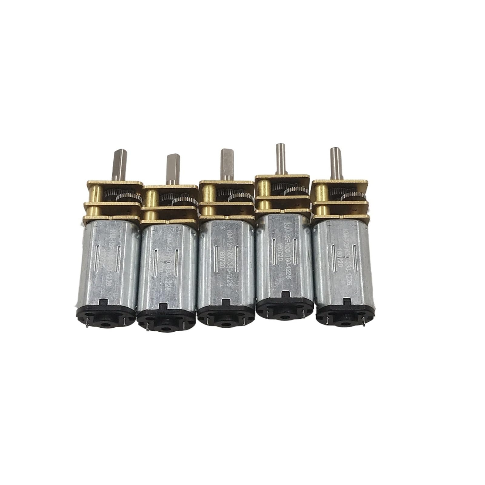 5 pz/Lotto Micro N30 Motore con Ingranaggi Completamente in Metallo DC 6V-12V 15RPM-30RPM Motore Elettrico a Bassa velocità e Coppia Elevata for Auto Robot Fai da Te