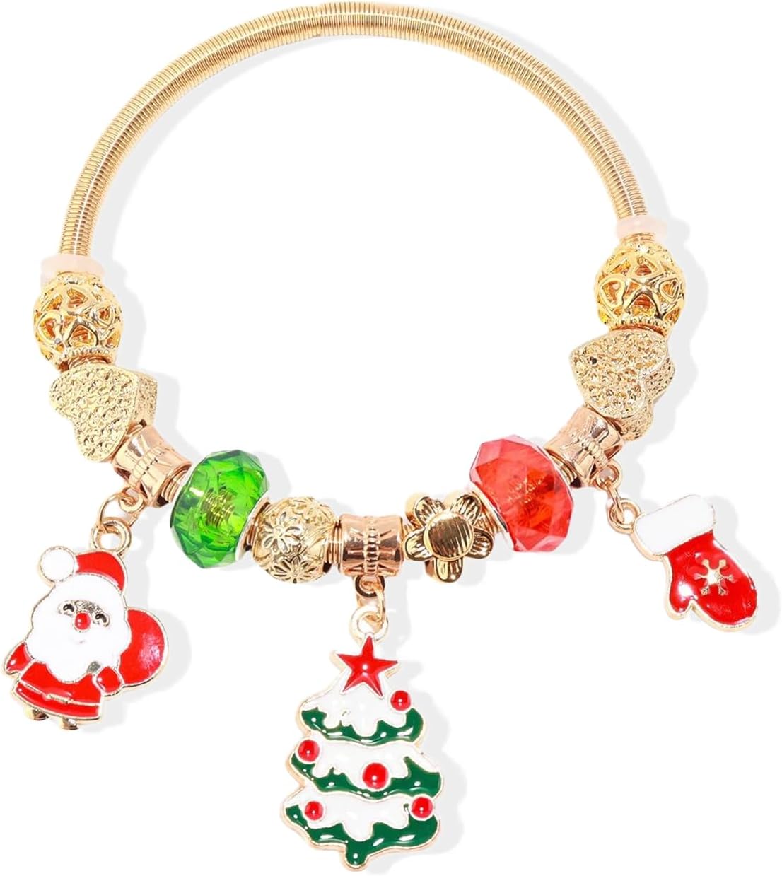 Kawaii Charm Bracelet for Girls, Adjustable Silver Stainless Steel Bracelet, Fashion Cartoon Bracelet Suitable Women Girls Holiday Gift