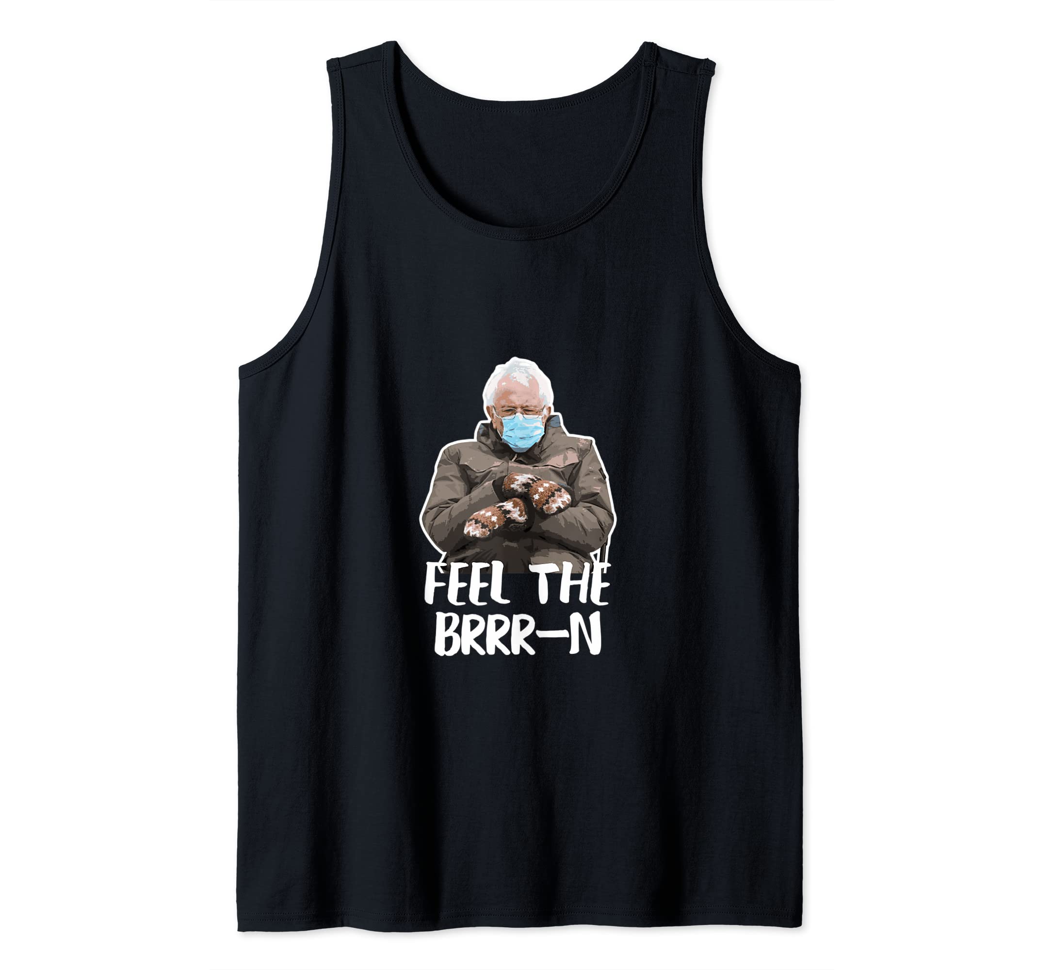 Feel the Brrr-n Bernie in Mittens Tank Top