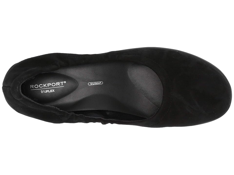 

Rockport Truflex Chenole Ballet (Black Suede) Women's Shoes