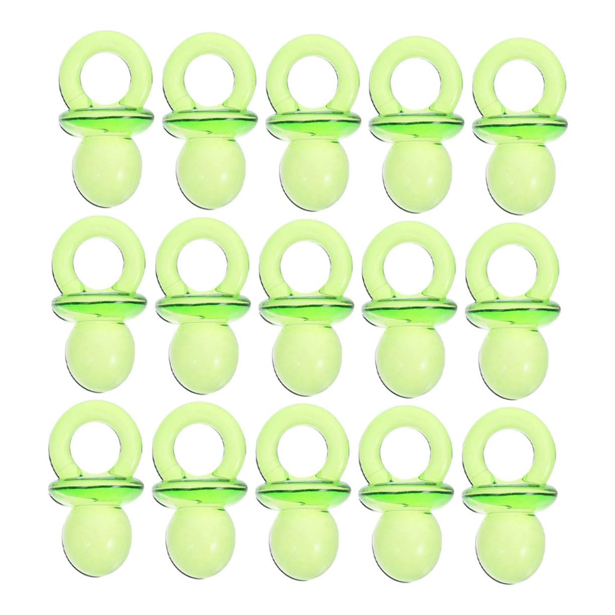 JOINPAYA Cute Mini Pacifier Shower Decorations 200pcs Baby Shower Table Decorations Gender-neutral Favor Charms