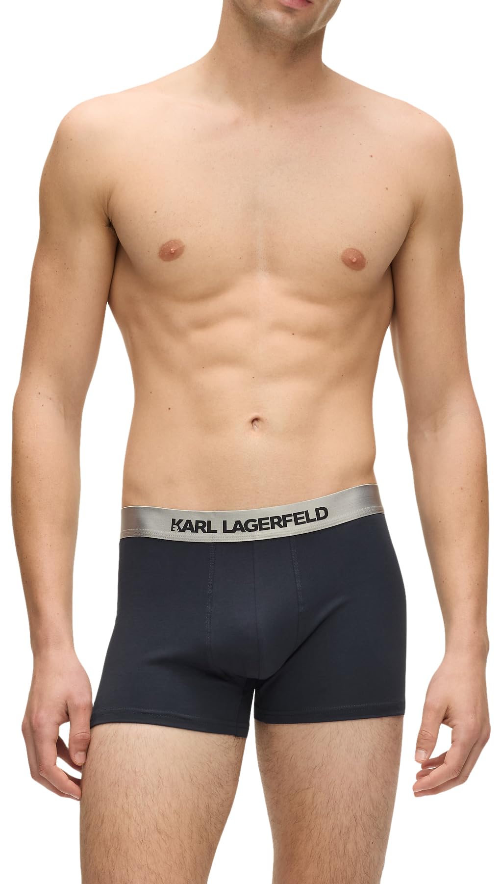 Karl Lagerfeld Herren Metallic Elastic Trunk Set(3 Pack)