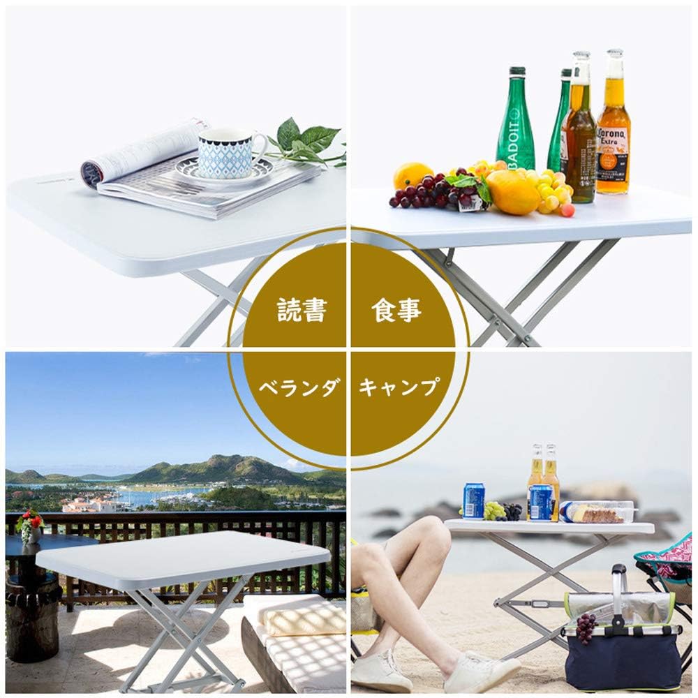 Amazon.co.jp: 折りたたみテーブル パソコン ホワイト 机 合金脚 超