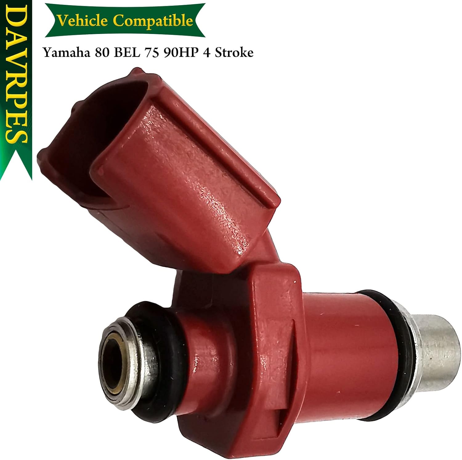 4PCS 6D8-13761-00-00 Fuel Injectors Fuel Spray Nozzle 10 Holes Disc Engine For Yamaha 80 BEL Outboard 75HP 90HP 4 Stroke Replace#6D8137610000｜6D8 13761 00 00