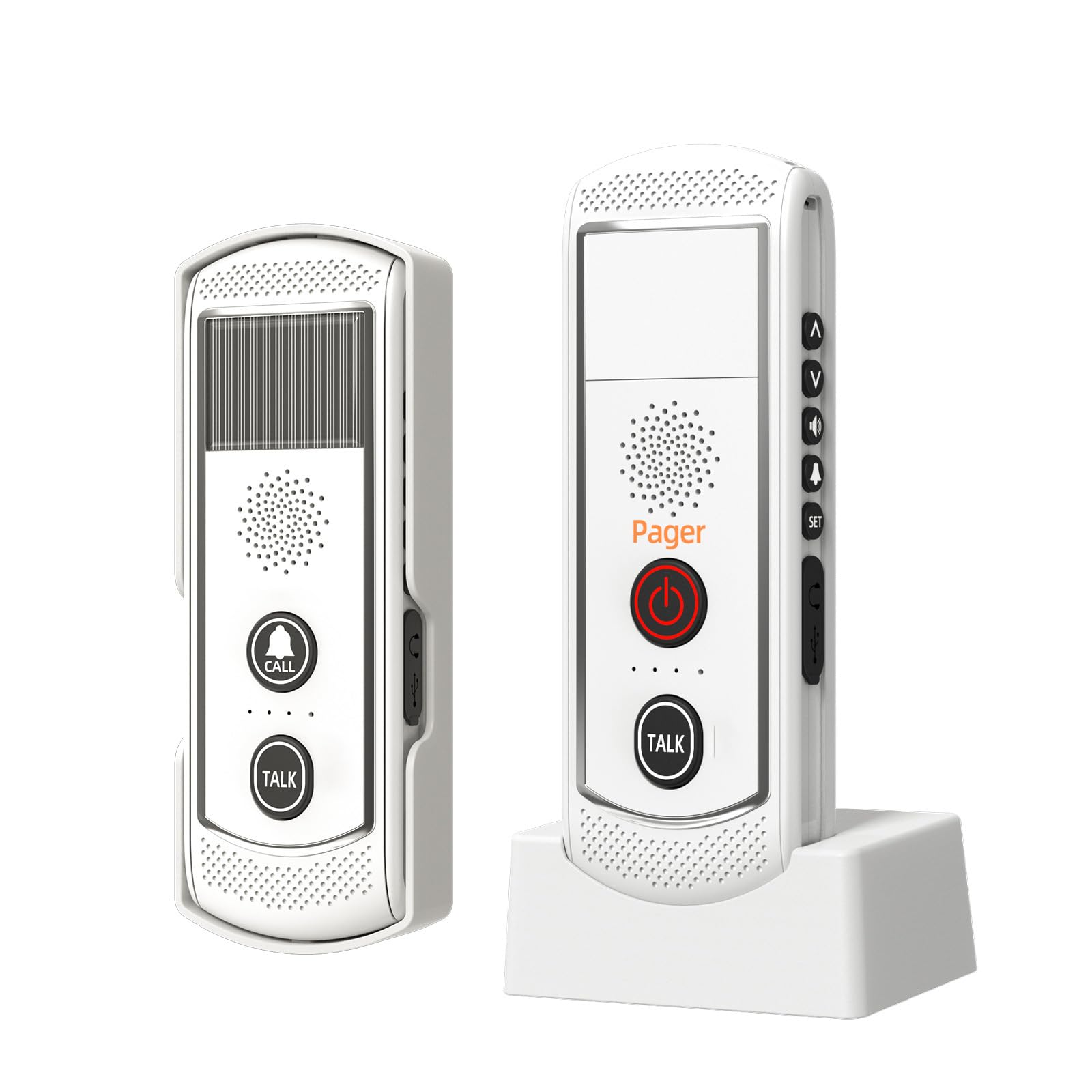Amazon.com: PANDAAR Wireless Doorbell Intercom,Wireless intercom System ...