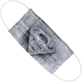 Superman Made of Steel 1-Ply Reusable Face Mask Covering, Unisex