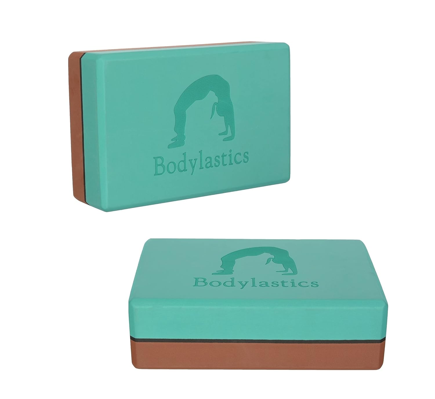 Bodylastics Yoga Blocks Set of 2 High Density EVA Foam Non-Slip Workout Bricks to Improve Poses Balance Flexibility Support Strength Training Exercise Bodylastics Yoga Blocks Set of 2 High Density EVA Foam Non-Slip Workout Bricks to Improve Poses Balance Flexibility Support Strength Training Exercise