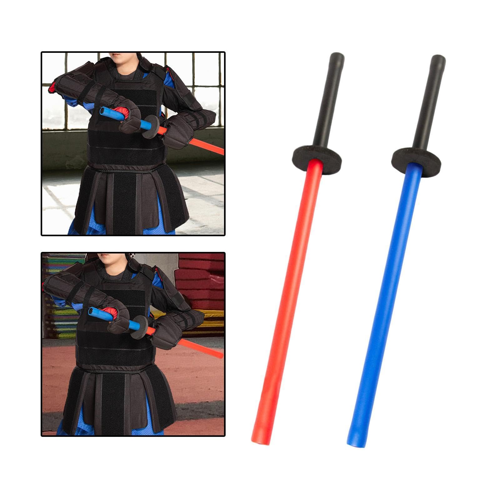 Conjunto de 2 Espadas de Entrenamiento en Espuma para Artes Marciales, Bokken Portátil