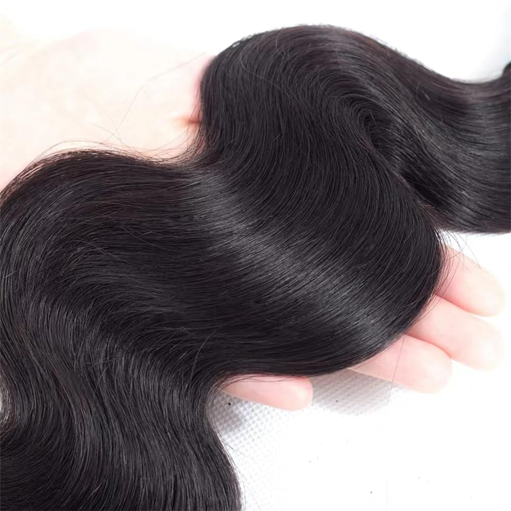 Amazon.com : 10A Human Hair Bundles 14 14 14 Inch Body Wave  display picture 3