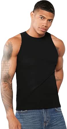 Artfish Camisa Sin Mangas Para Mujer, Camiseta Sin Mangas Acanalada Con Cuello Redondo Y Basica Camiseta Corta Sin Mangas Cuadrada De Algodon Negro M&pid=y2i5zjjln2