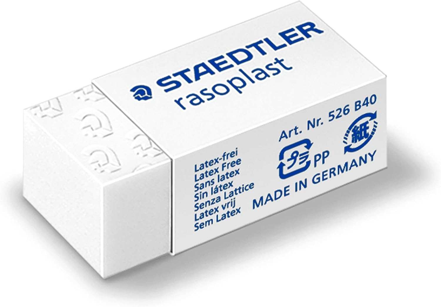Staedtler Rasoplast 526 B biała gumka do ścierania 1 sztuka biała 3 3 cm 16 mm 13 mm 1 sztuka