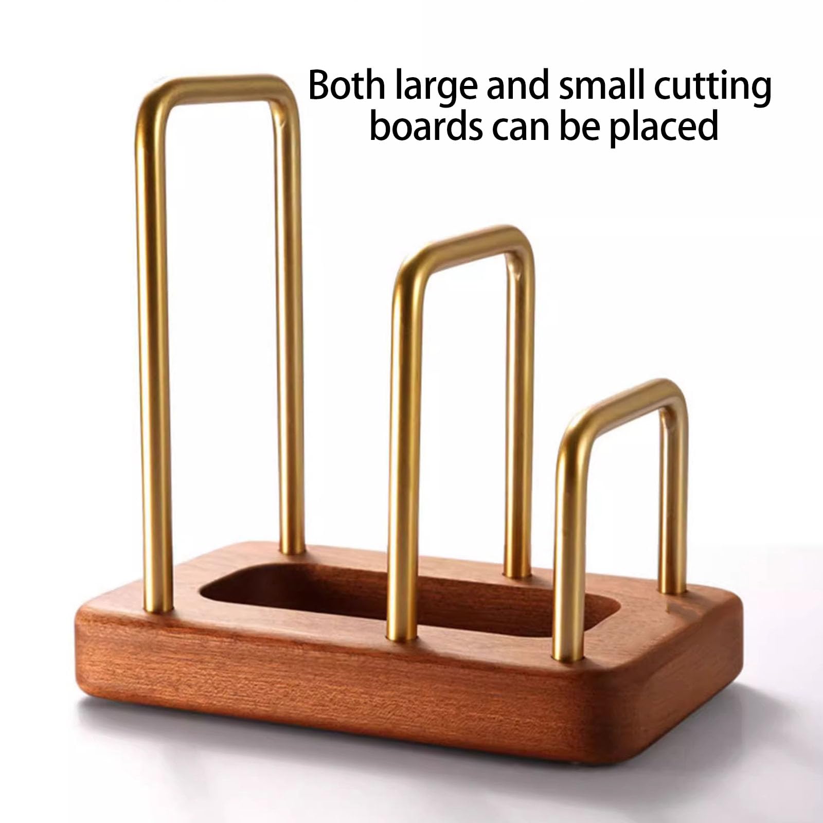 Base in legno da cucina, organizer per taglieri, padelle, vassoi, utensili, tagliere in legno