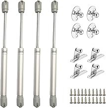 4 Pcs 200N Gas Springs Furniture Gas Pistons Cabinet Hinge Damper Arm for Kitchen Furniture Hinges