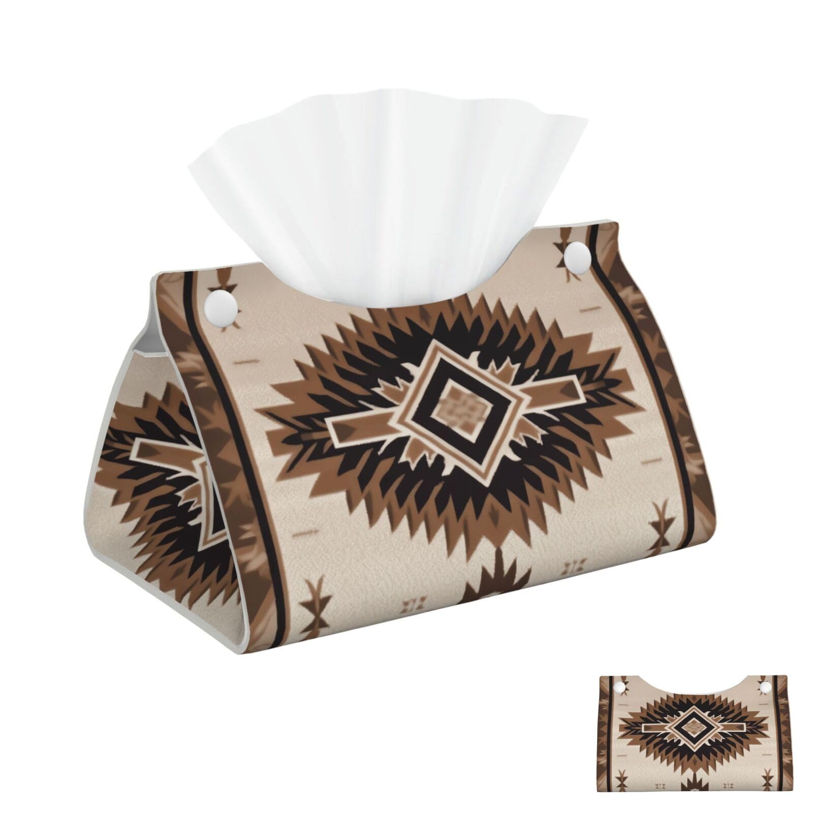 Native American3 Tissue Box Cover Square Cube Boxes