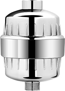 Mufern Filtro de chuveiro multiestágio com cartucho substituível - Transforme coceira, eczema e acne em cabelos, unhas e pele brilhantes