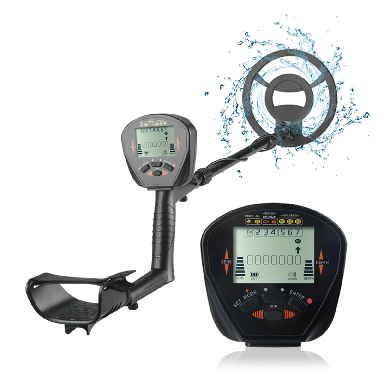 JKJZSALJ Md830 Metal Detector Underground Accurate Positioning A Treasure Hunter Gold Detector Treasure Hunter Detecting Pinpointer High Accuracy