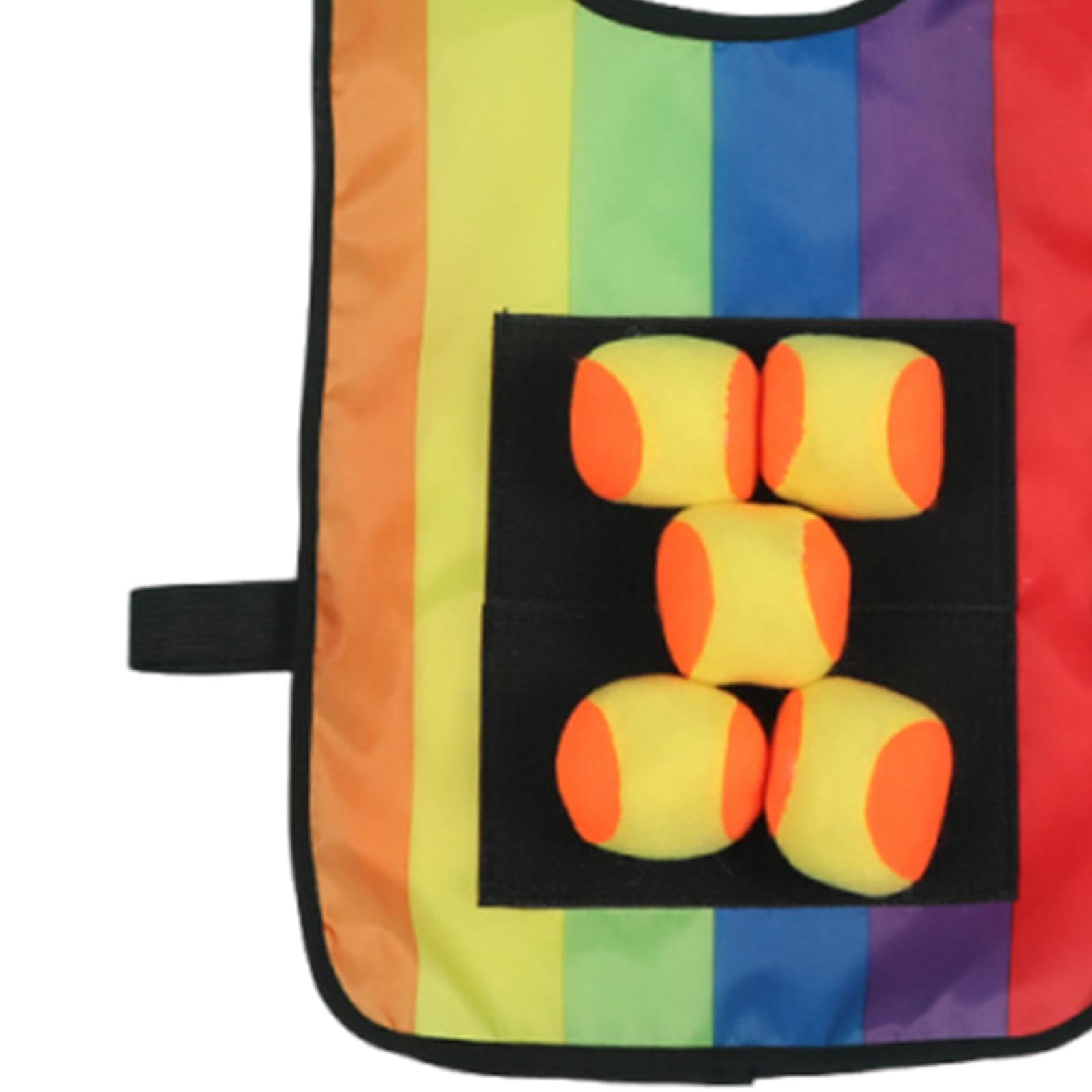 Sticky Ball Game with Vest Practical Tossing Catch Game for Lawn Sports Yard Vest with Balls-image-11