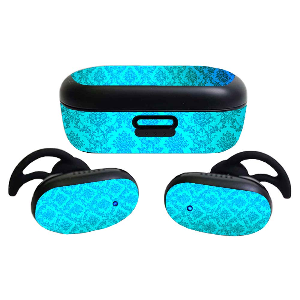MightySkins Glossy Glitter Skin Compatible with Bose QuietComfort Earbuds (2020)