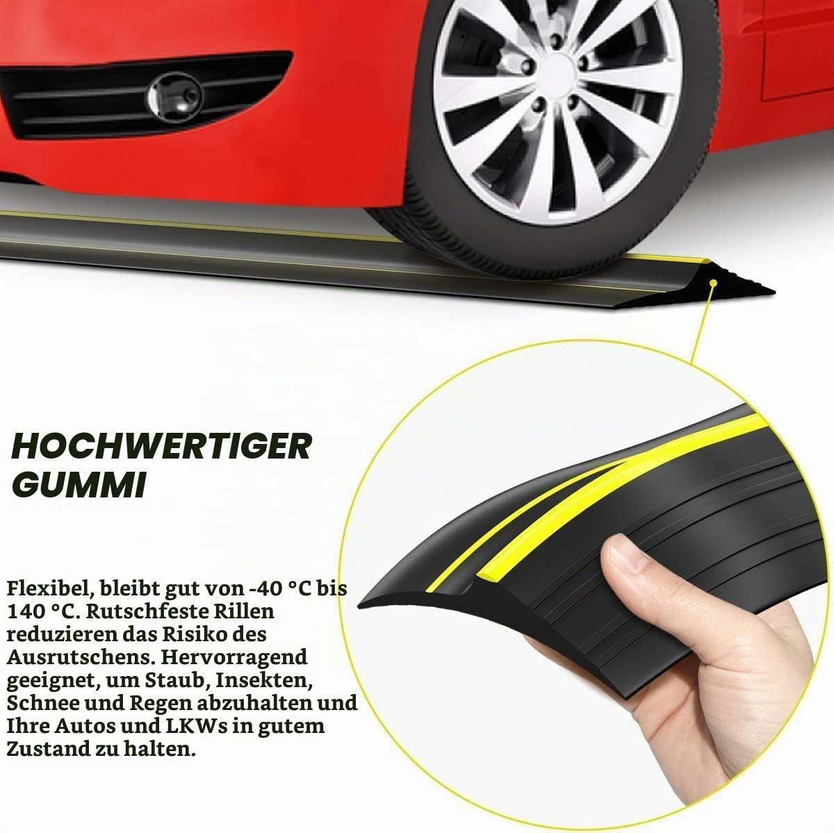 Türdichtung für wasserdicht,6M garagentor schwellendichtung,perfekt um Garagen sauber und trocken zu halten