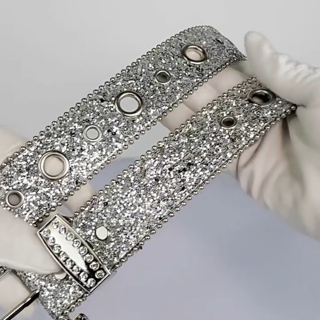 Amazon | [Lamerry] ブリンブリンベルト キラキラ スタッズ ベルト y2k