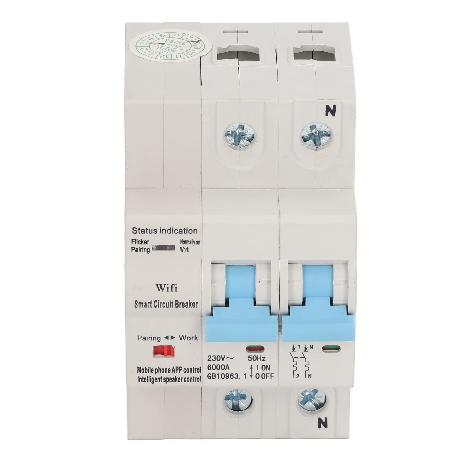 Interruttore automatico WiFi Controllo remoto Smart Switch Funzione di ritardo della temporizzazione AC230V Adatto per le imprese domestiche (125A)