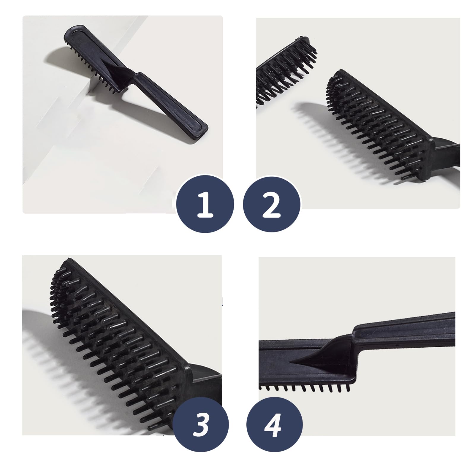 Lot de 8 Pinceau coloration cheveux pour cheveux balayage nuque pinceaux de coloration professionnels peigne de coiffure outil de coloration des cheveux brosse à outils balance femme