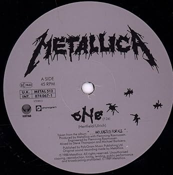 【CD】メタリカ ONE LLICA 8cmCDシングル CD】メタリカ ONE LLICA 8cmCDシングル CD】メタリカ ONE