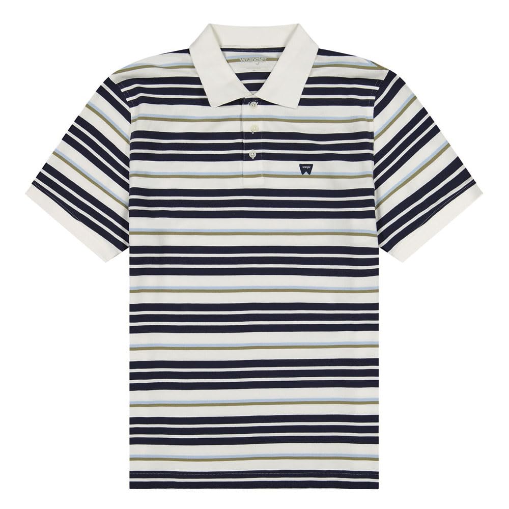 Wrangler Stripe Polo Shirt Polo Uomo