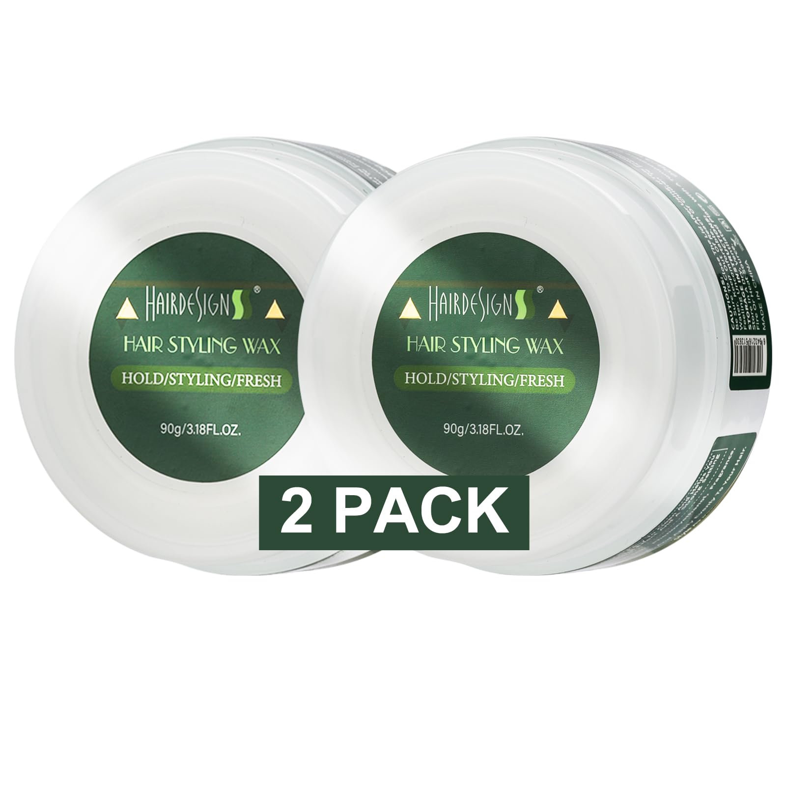 2 in 1 Edge Control Hair Gel, 48 hours Lasting Natural Hydrogenated Castor Oil Hair Wax Deep Moisturizing EdgeTamer, Water Based Styling Hair Wax Shine Smooth Hair Styling Gel for Women Men, 6.36OZ