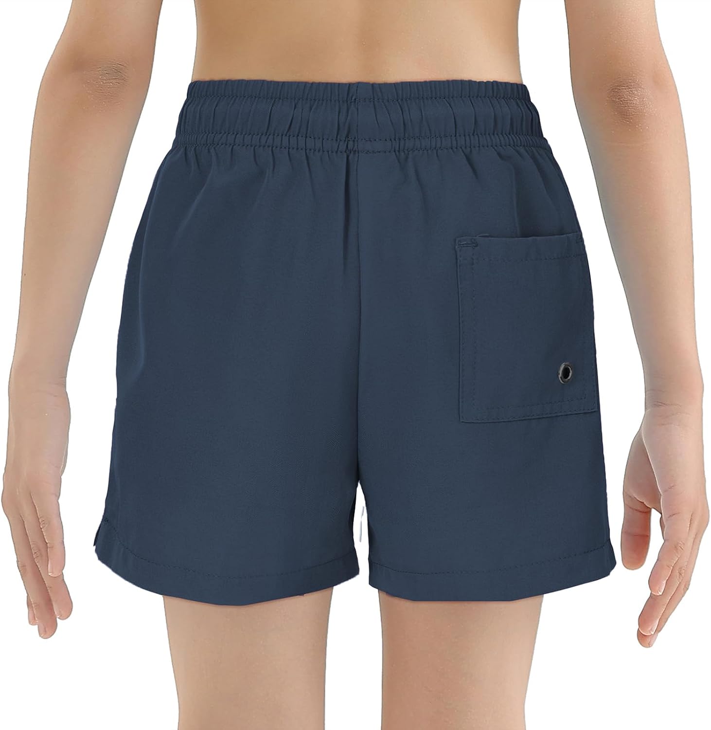 American Trends Boys Swim Trunks with Boxer Brief Liner Swim Shorts Boys Compression Liner Youth Anti Swim Trunks