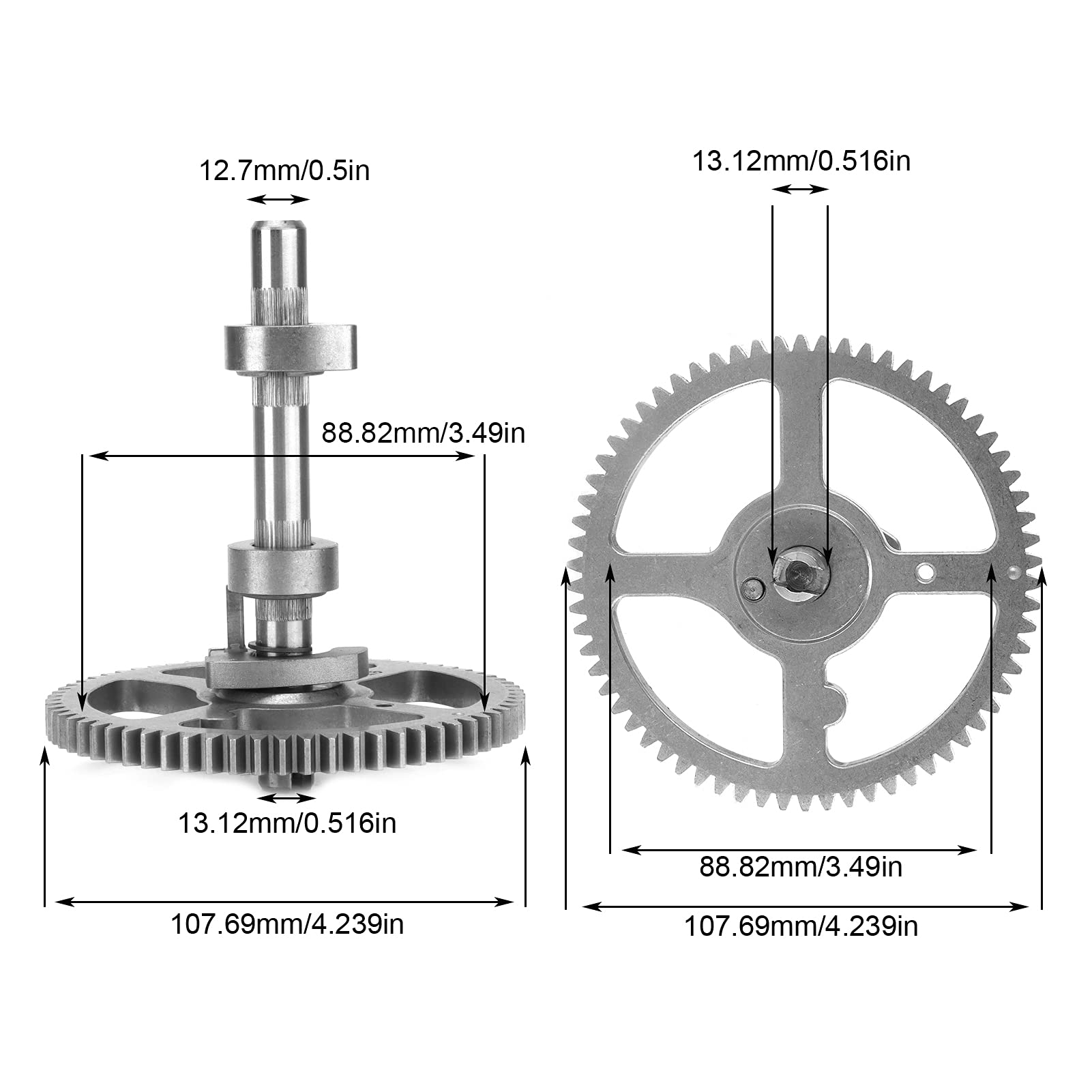 Albero a Camme in Metallo 793880 793583 795102 Kit Albero a Camme con Accessori di Ricambio per Motore 210702 210807 212702
