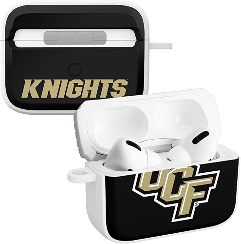 Miniatura 20 de AFFINITY BANDS Central Florida Knights Camo HDX - Funda compatible con Apple AirPods Pro Camo,Champion Series,Clásico,Negro clásico,Blanco