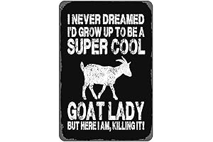 Stay Wild Goat Art, Metal Signs Vintage Wall Art