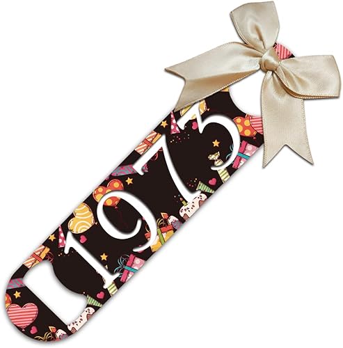 Miniatura 1 de Regalos de cumpleaños número 50 para mujeres y hombres, abrebotellas de cumpleaños número 40 de 1973, regalos de cumpleaños de 50 años para mujeres,