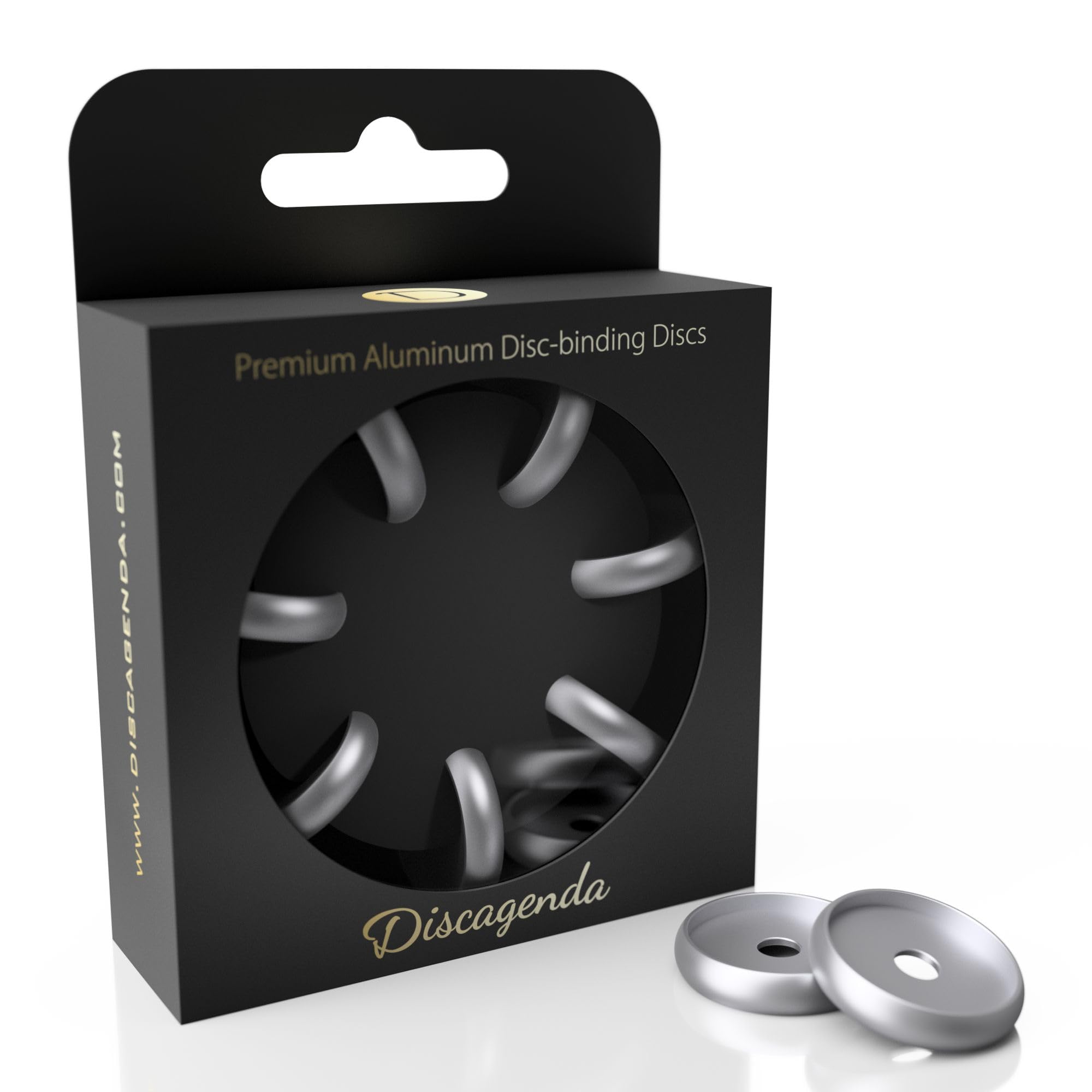 Discagenda Discbound Discs (Silver, 7 Piece 0.94in)