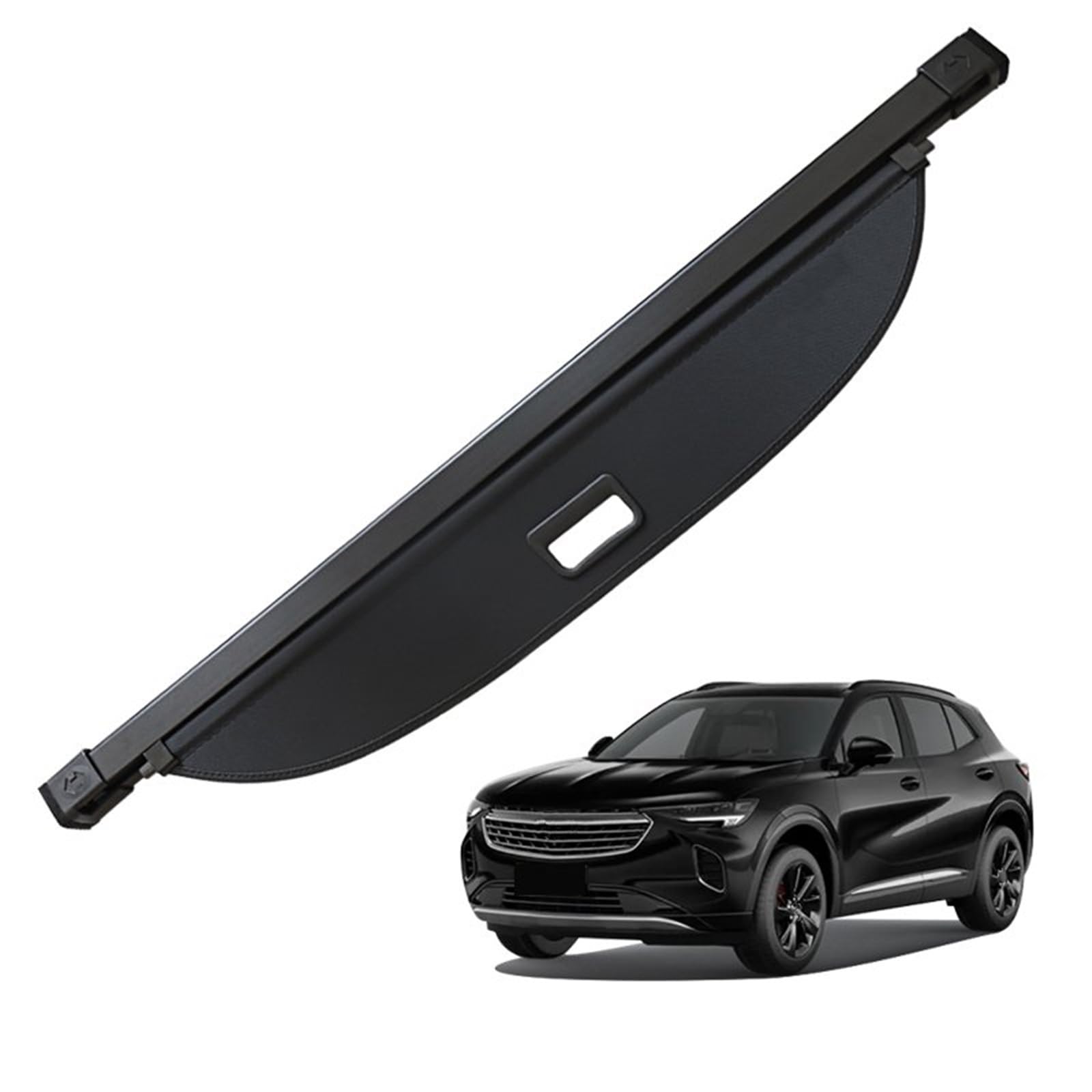 Versenkbare Trunk Cargo Abdeckung Für Buick Für Envision Plus 2021 Schwarz Wasserdicht Schild Privatsphäre Auto Zubehör Gepäckraumabdeckung