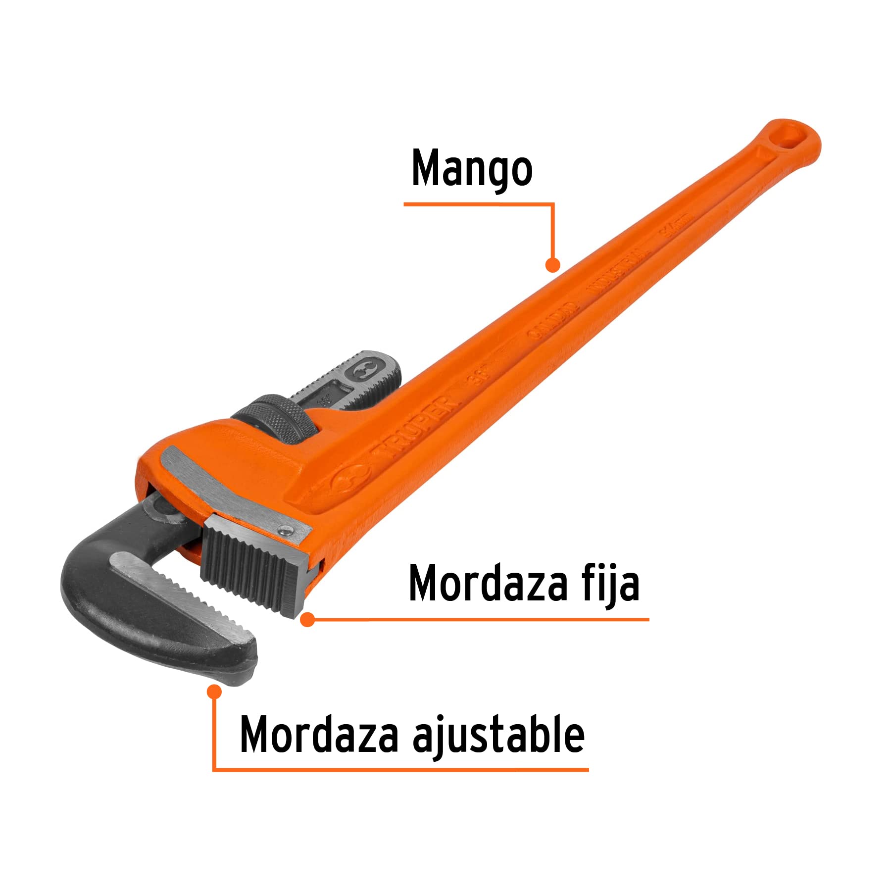 TRUPER STI-36 Heavy Duty Pipe Wrenches 36