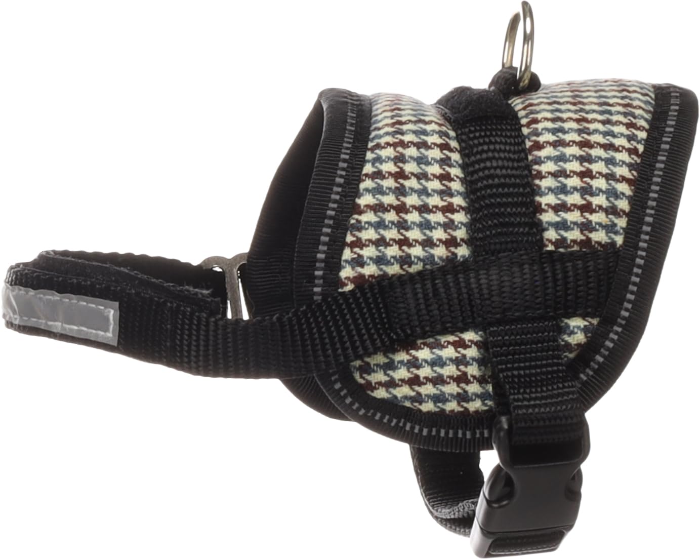 Flamingo Hund Geschirr Eeny Meeny Blau & Braun XS 14-22cm 26-35cm 7,5cm 15mm