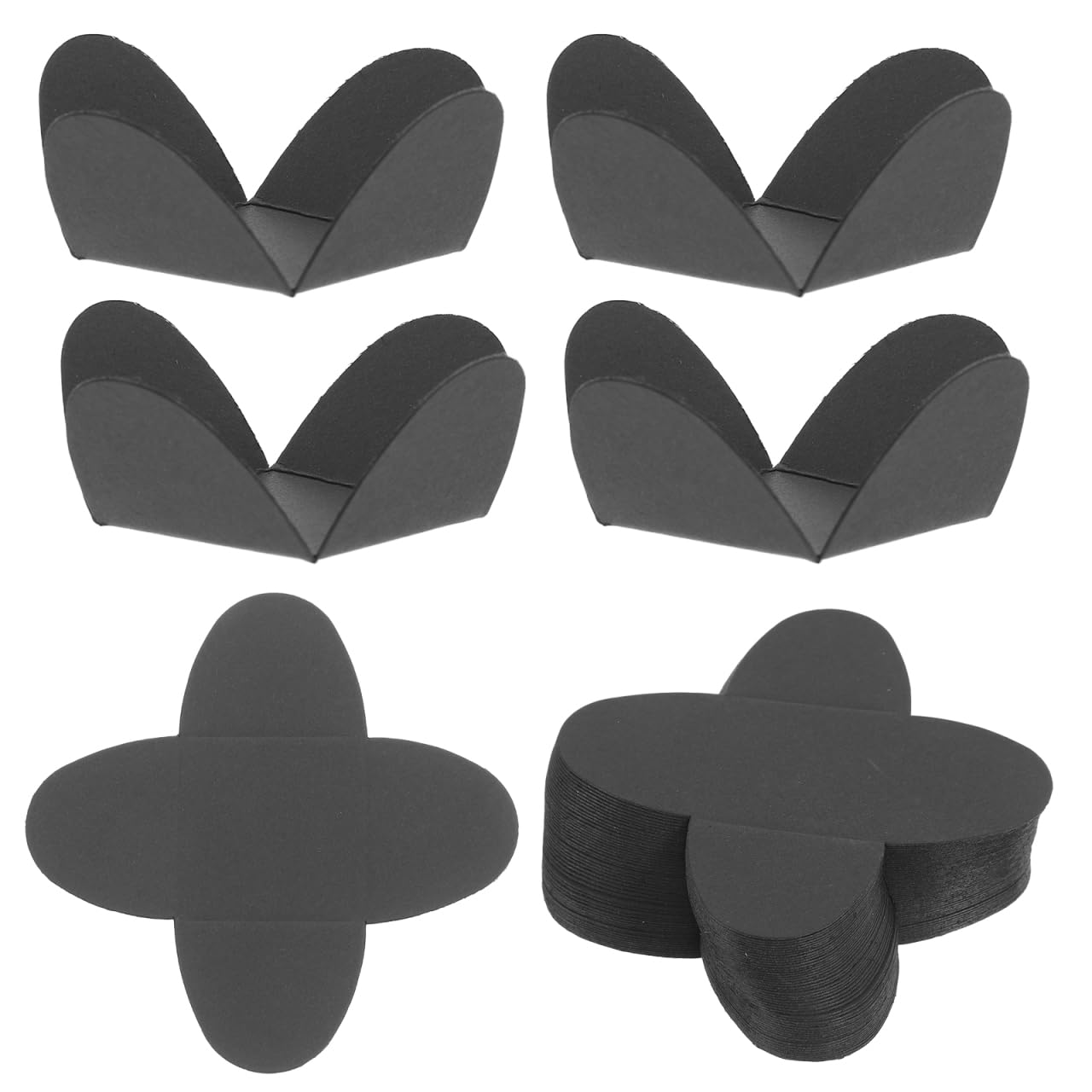 DOITOOL Lot de 200 caissettes en papier pour truffe, chocolats, bonbons, pour fête prénatale, fête prénuptiale, fête d'anniversaire, mariage