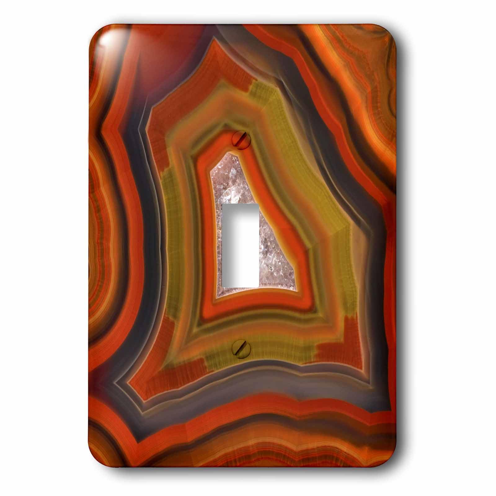 Interrupteur 3dRose lsp_85211_1 plaque murale motif pierre agate d Argentine pour interrupteur simple