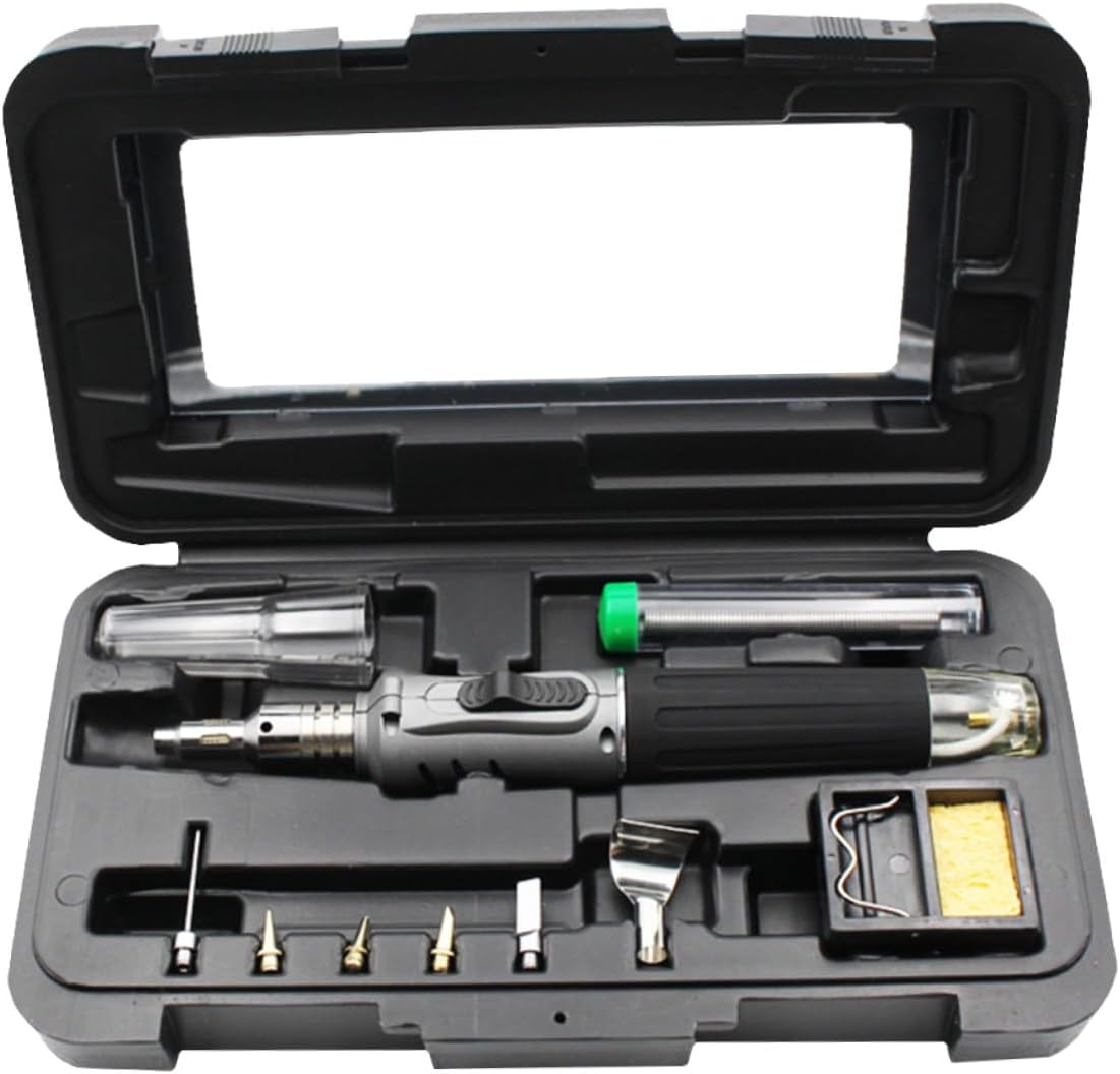 DOITOOL Cordless Gas Soldering Iron Self-igniting Trigger Propane Torch Multi-function Kit Esd Safe
