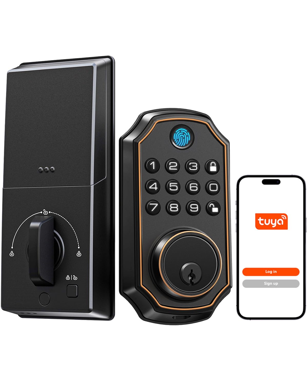 Remote Lock Installation Serrure De Porte Intelligente Exterieur Keyless Entry Door Lock,Smart ...